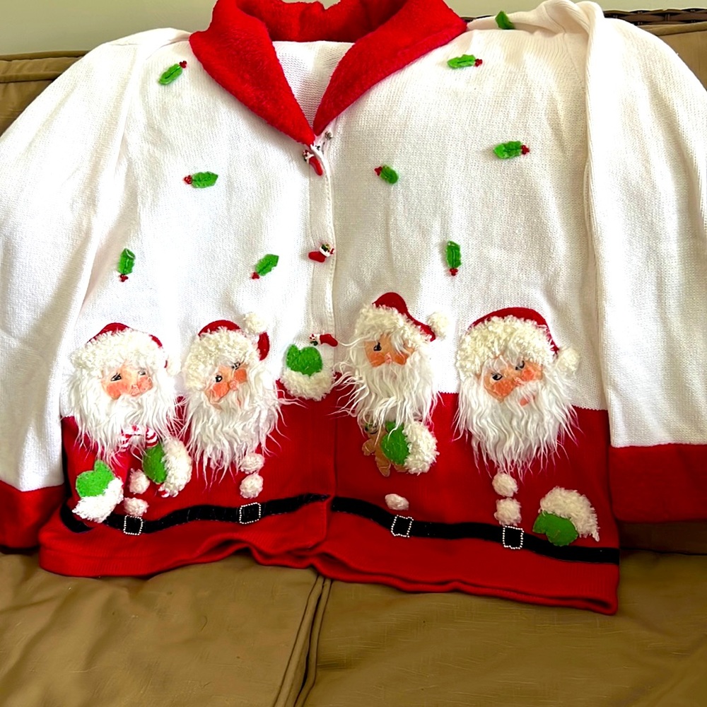 Santa cardigan